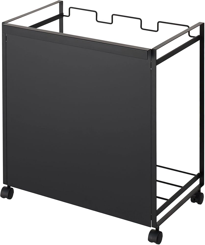 Amazon｜山崎実業(Yamazaki) 目隠し分別ダストワゴン 3分別